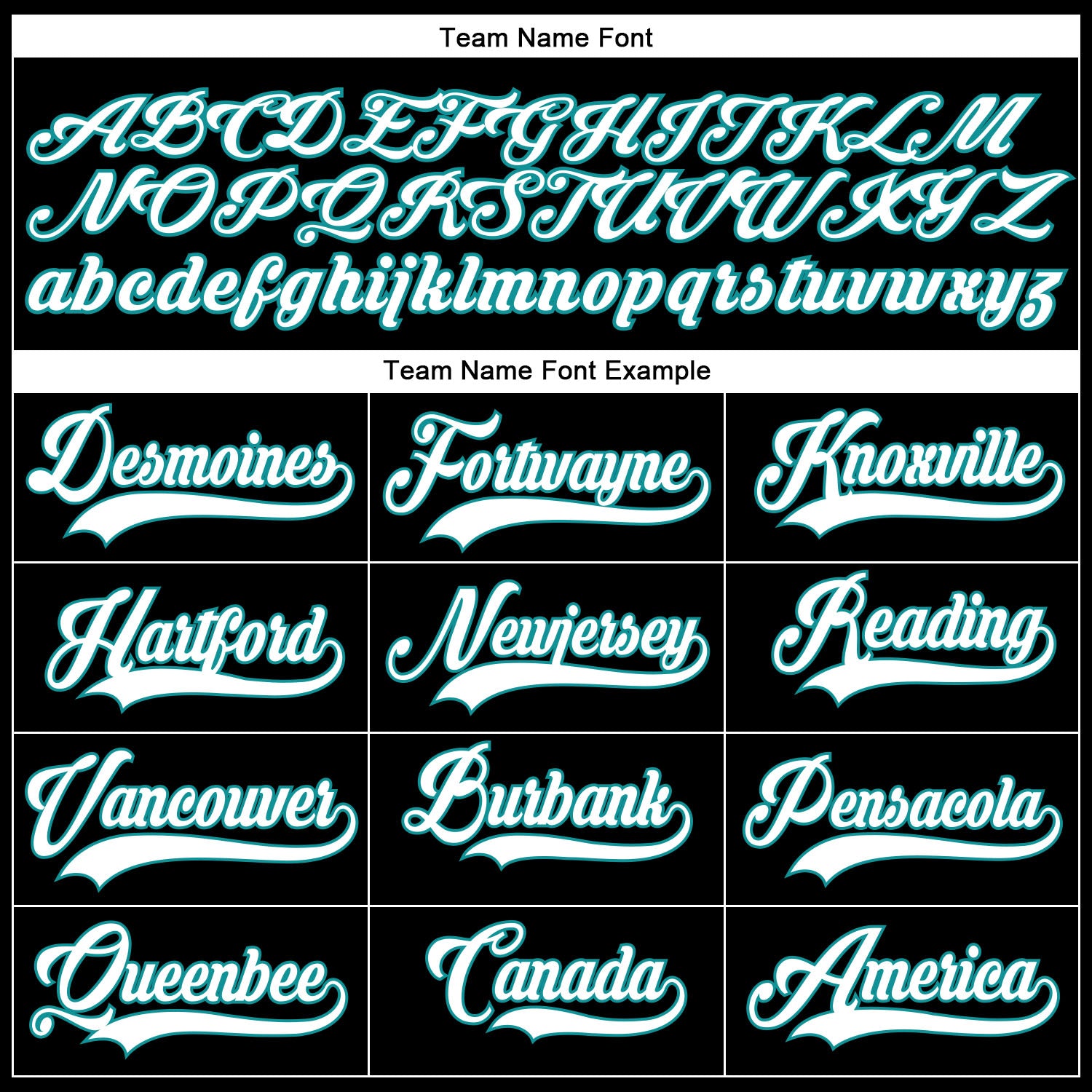 Personalized Teal Black Pinstripe Baseball Jersey for Men and Women Personalized Black Teal Pinstripe White-Teal Baseball - Image 4