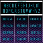 Personalized Geometric Volleyball Uniform Jersey - Black Teal-Purple Sublimation Design Personalized Black Teal-Purple Geometric