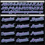 Personalized Black Teal Purple Throwback Baseball Jersey for Men and Women Personalized Black Teal-Purple Mesh Throwback