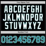 Custom Name Number Baseball Jersey Gradient Twinkle Star 3D Pattern Design Black Teal White Authentic Team Personalized Black