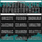 Custom Abstract Fragment Soccer Jersey with Personalized Name and Number - Black Teal-White Design Personalized Black Teal-White