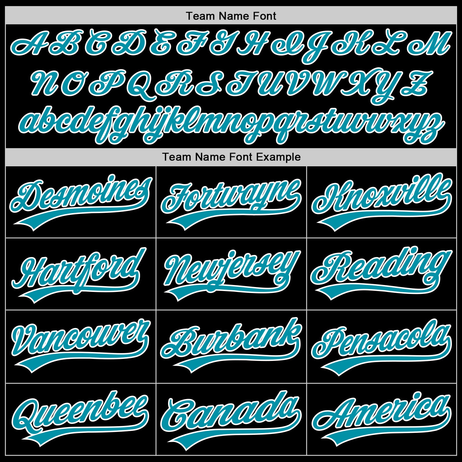 Personalized Black Teal-White Authentic Throwback Baseball Jersey Team Custom Name and Number Custom Name Number Baseball Jersey - Personalized Authentic Black Teal-White Throwback Design Personalized Black Teal-White - Image 4