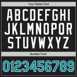 Personalized Throwback Basketball Jersey in Black Teal-White - Custom #2 Personalized Black Teal-White Throwback Basketball