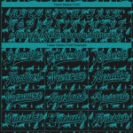 Personalized 3D Wolf Varsity Letterman Jacket Black Teal Full-Snap Bomber Personalized Black Teal Wolf 3D Bomber Full-Snap