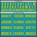 Personalized Black and Teal Yellow Baseball Jersey for Men and Women, Custom Name Available Personalized Black Teal-Yellow