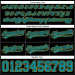 Personalized Basketball Shorts in Black, Teal, and Yellow for Men and Women Personalized Black Teal-Yellow Basketball Shorts