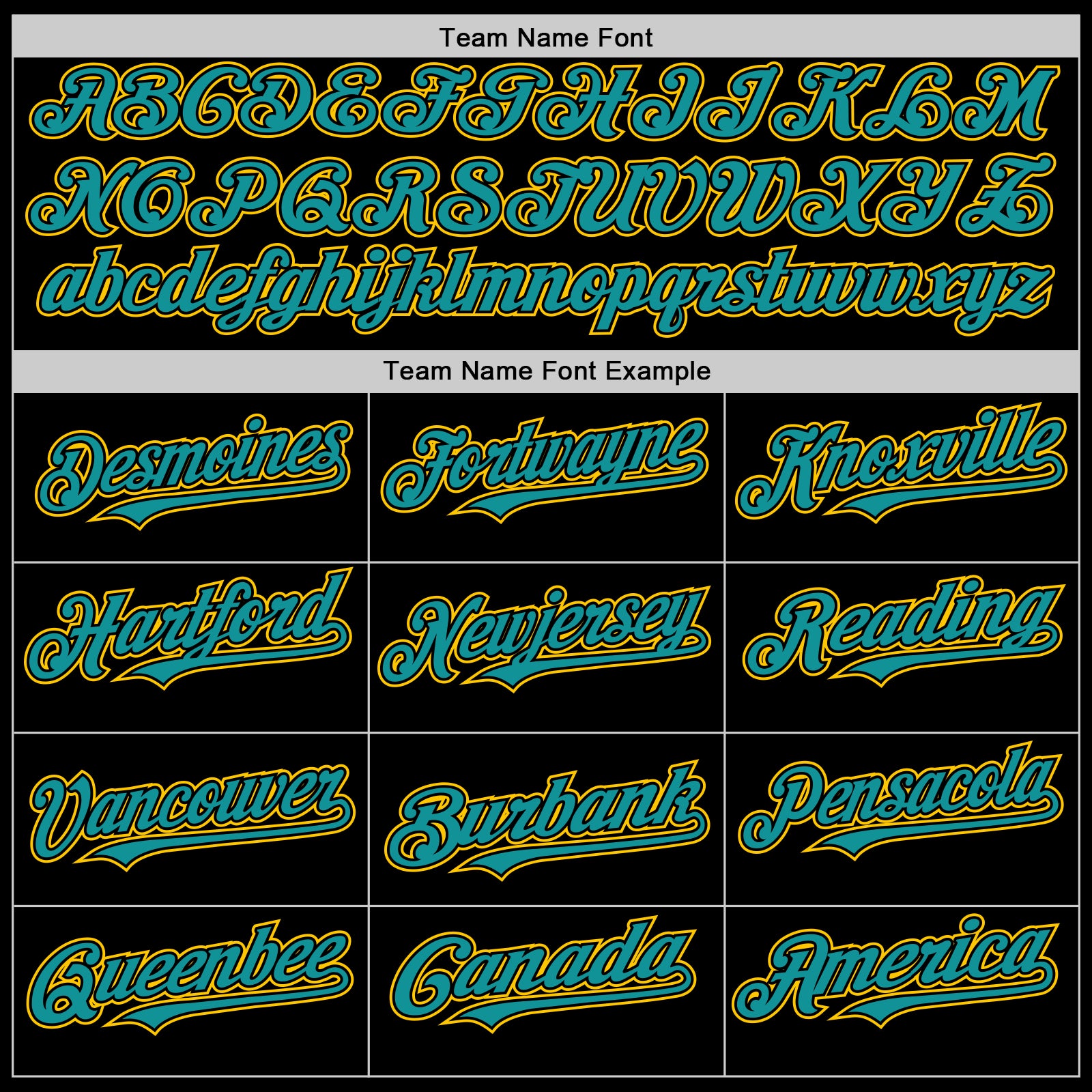 Personalized Black Teal-Yellow Line Authentic Baseball Jersey Team Custom Name and Number Custom Name Number Authentic Baseball Jersey Personalized Black Teal Yellow Line Personalized Black Teal-Yellow Line Authentic - Image 4
