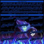 Custom Name and Number Personalized Flame 3D Pattern Blue Black Billiards Performance Polo Shirt - 8 Ball Design Personalized