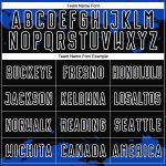 Personalized Abstract Soccer Jersey in Black Thunder Blue-White Fragment Art Design Personalized Black Thunder Blue-White