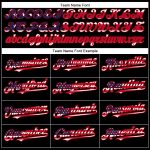 Custom USA Flag Red Performance T-Shirt, Personalized with Team Name and Number - Black Design Personalized Black USA Flag-Red