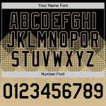 Custom Black Vegas Gold 3D Gradient Square Shapes Baseball Jersey for Men Personalized Black Vegas Gold 3D Gradient Square