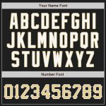 Personalized Black Gold Gray Split Fashion Baseball Jersey for Men and Women Personalized Black Vegas Gold-Gray Split Fashion