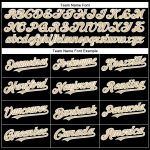 Personalized Black and Gold Baseball Jersey for Men and Women - Custom Size 3 Personalized Black Vegas Gold-White Baseball