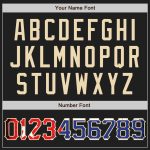 Personalized Black Vintage Cuban Flag Baseball Jersey - City Cream Design Personalized Black Vintage Cuban Flag-City Cream