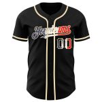 Personalized Vintage Black French Flag Baseball Jersey - City Cream Design Personalized Black Vintage French Flag-City Cream