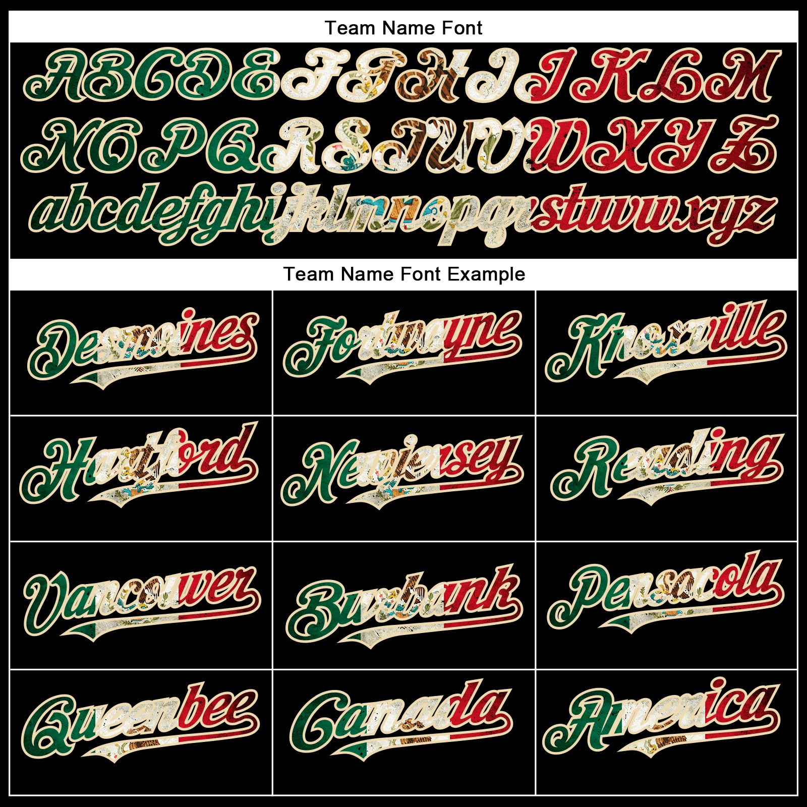 Personalized Black Vintage Mexican Flag-City Cream Authentic Baseball Jersey Team Custom Name and Number Personalized Vintage Black Mexican Flag Authentic Baseball Jersey Custom Name & Number - Team Spirit Apparel Personalized - Image 5