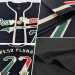 Personalized Vintage Mexican Flag Black Cream Baseball Jersey Personalized Black Vintage Mexican Flag-City Cream Baseball