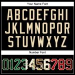 Personalized Vintage Mexican Flag Black Cream Baseball Jersey Personalized Black Vintage Mexican Flag-City Cream Baseball