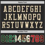 Personalized Black Vintage Mexican Flag Football Jersey - City Cream Mesh Design Personalized Black Vintage Mexican Flag-City