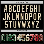 Personalized Vintage Mexican Flag Throwback Baseball Jersey - Black Cream Mesh Personalized Black Vintage Mexican Flag-Cream