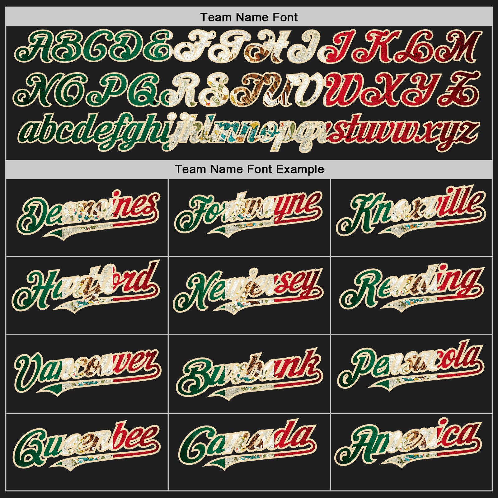 Personalized Vintage Mexican Flag Baseball Jersey - Black Kelly Green Red Cream Two Tone Size 2 Personalized Black Vintage - Image 4
