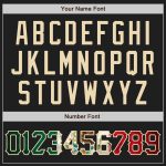 Personalized Vintage Mexican Flag Baseball Jersey - Kelly Green Red Cream Two Tone Personalized Black Vintage Mexican Flag
