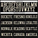 Personalized Black Vintage USA Flag Football Jersey Cream Mesh Size 3 Personalized Black Vintage USA Flag-Cream Mesh Football