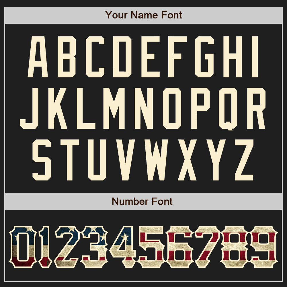 Personalized Black Vintage USA Flag Crimson-Cream Authentic Raglan Sleeves Baseball Jersey Team Custom Name and Number Personalized Vintage USA Flag Baseball Jersey with Custom Name & Number - Black Crimson-Cream Raglan Sleeves Personalized - Image 5