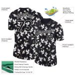 3D Animal Crane Performance T-Shirt - Personalized Black and White Design Personalized Black-White 3D Animal Crane Performance