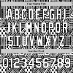 Customized Black White 3D Geometric Monochrome Mosaic Baseball Jersey Personalized Black White 3D Geometric Monochrome Mosaic