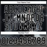 Custom Name and Number 3D Gothic Skull Fashion T-Shirt in Black and White for Team Performance Personalized Black White 3D