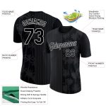 Personalized 3D Hawaii Palm Trees Performance T-Shirt - Black & White Design for Men/Women Personalized Black White 3D Hawaii