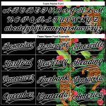 Personalized Tropical Tiger 3D Black White Unisex Softball Jersey - Two-Button Design Personalized Black White 3D Hawaii