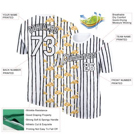 Custom Name Number Flamingo Performance T-Shirt - Personalized Black White 3D Pattern Design Team Apparel Personalized Black