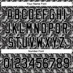 Custom Name and Number 3D Pattern Tiger and Rabbit Baseball Jersey - Personalized Black and White Design Personalized Black