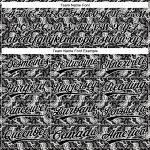 Custom Name and Number 3D Pattern Tiger and Rabbit Baseball Jersey - Personalized Black and White Design Personalized Black