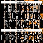 Custom Name Number Animal Tiger 3D Pattern T-Shirt - Personalized Black White Performance Tee Personalized Black White 3D