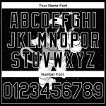 Custom Name Number Basketball Jersey 3D Pattern Design Black White Astronaut Authentic Personalized Black White 3D Pattern