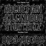 Custom Black White 3D Pattern Billiards Jersey with Your Name & Number - Authentic Snooker 8 Ball Team Apparel Personalized