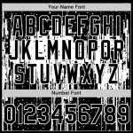 Custom Name and Number Dripping Splatter Art Baseball Jersey | Personalized Black White 3D Pattern Design Personalized Black