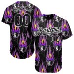 Custom Name & Number Billiards Snooker 8 Ball Jersey - Personalized Black White 3D Pattern Baseball Team Apparel Personalized