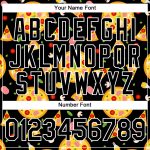 Custom Name & Number Performance T-Shirt - Personalized Black & White 3D Pizza Design for Team Events Personalized Black