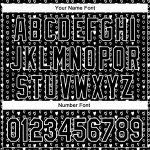 Custom Name Number Baseball Jersey Hearts 3D Pattern Design in Black and White - Personalized Authentic Team Gear Personalized