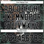 Custom Name Number Baseball Jersey for International Coffee Day - Personalized Black White 3D Pattern Design Personalized