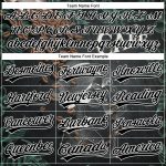 Custom Name Number Baseball Jersey for International Coffee Day - Personalized Black White 3D Pattern Design Personalized