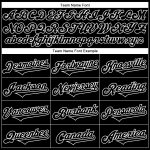 Custom Skull Baseball Jersey - Personalized Black White 3D Pattern Rave Jersey with Name and Number Personalized Black White