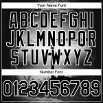 Personalized Jesus Christ Cross Baseball Jersey 3D Black White Pattern Custom Name Number Ash Wednesday Personalized Black