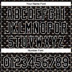 Custom Name Number 3D Pattern Rodeo Cowboy Black White Baseball Jersey - Personalized Team Jersey Personalized Black White