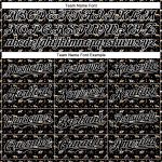 Custom Name Number 3D Pattern Rodeo Cowboy Black White Baseball Jersey - Personalized Team Jersey Personalized Black White