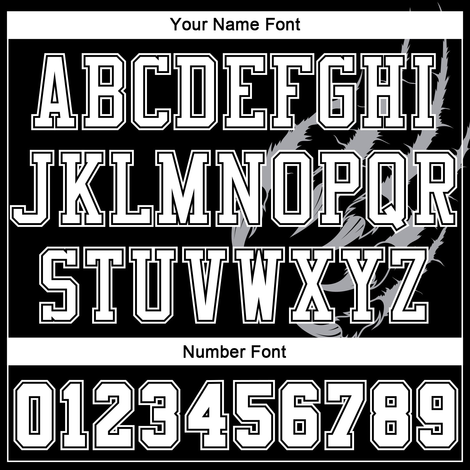 Personalized Black White Animals Claws Round Neck Sublimation Basketball Suit Jersey Team Custom Name and Number Custom Name Number Basketball Jersey Sublimation Round Neck Suit Black White Animal Claws Design Personalized Black White - Image 4